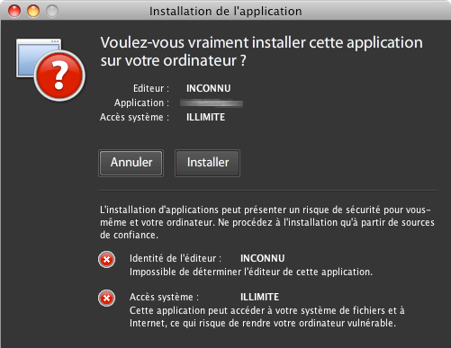 Installation d'Adobe Air